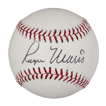 Spectacular Roger Maris Single Signed Official League Baseball- Graded PSA/DNA NrMt-Mt 8 